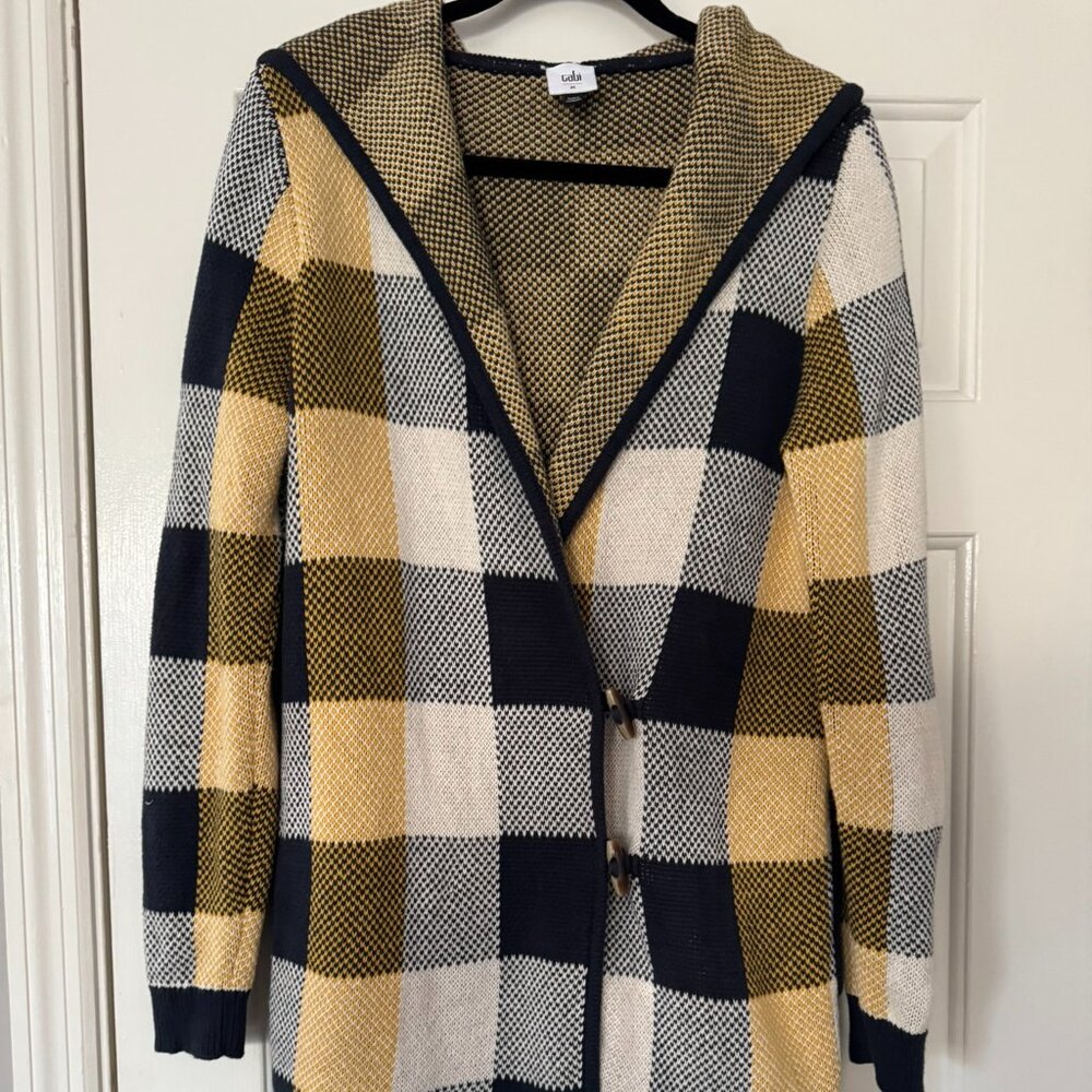 CAbi Hooded Sweater Coat #4229